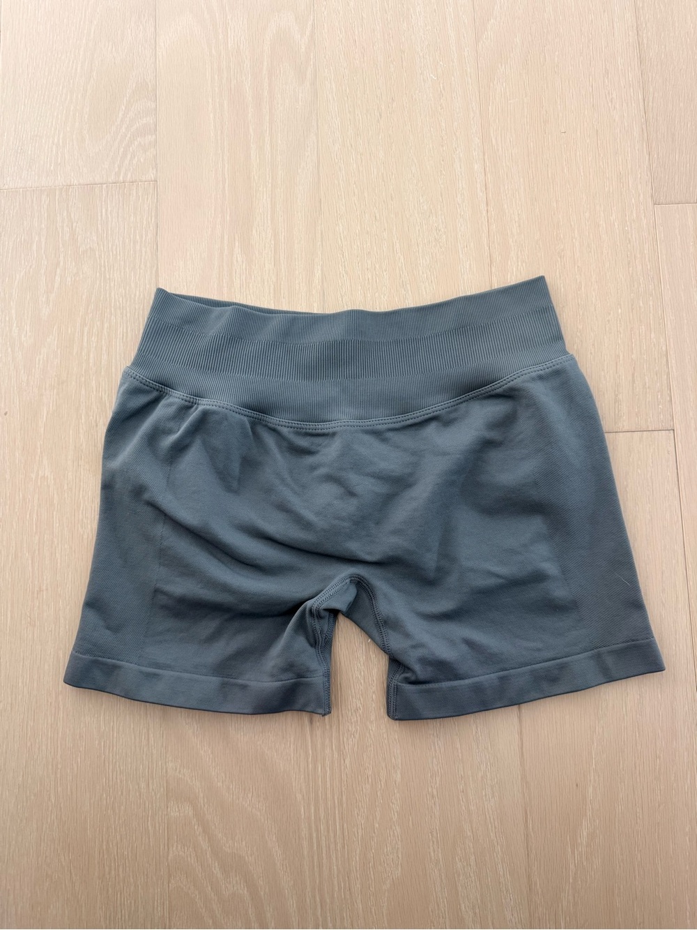 Women's High-Waist Seamless Stretch Shorts - Slate